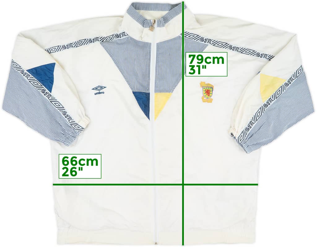 1990-92 Scotland Umbro Track Jacket - 7/10 - (L)