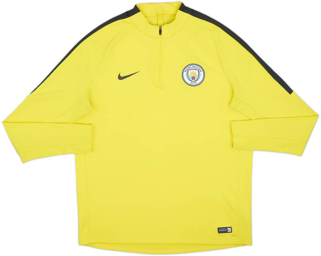 2017-18 Manchester City Nike 1/4 Zip Training Top - 8/10 - (XL)
