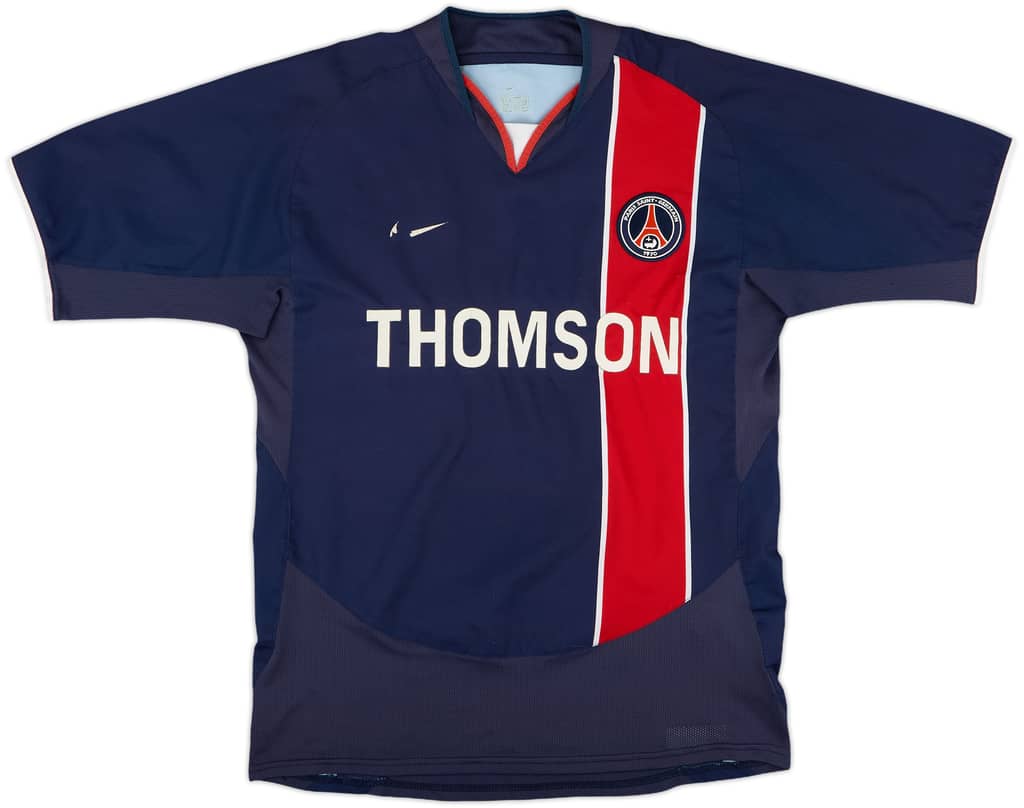 2003-04 Paris Saint-Germain Home Shirt - 4/10 - (S)