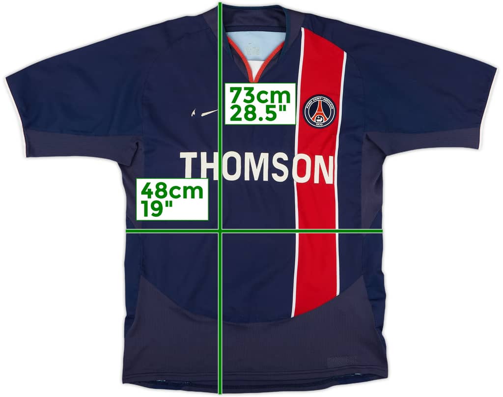 2003-04 Paris Saint-Germain Home Shirt - 4/10 - (S)