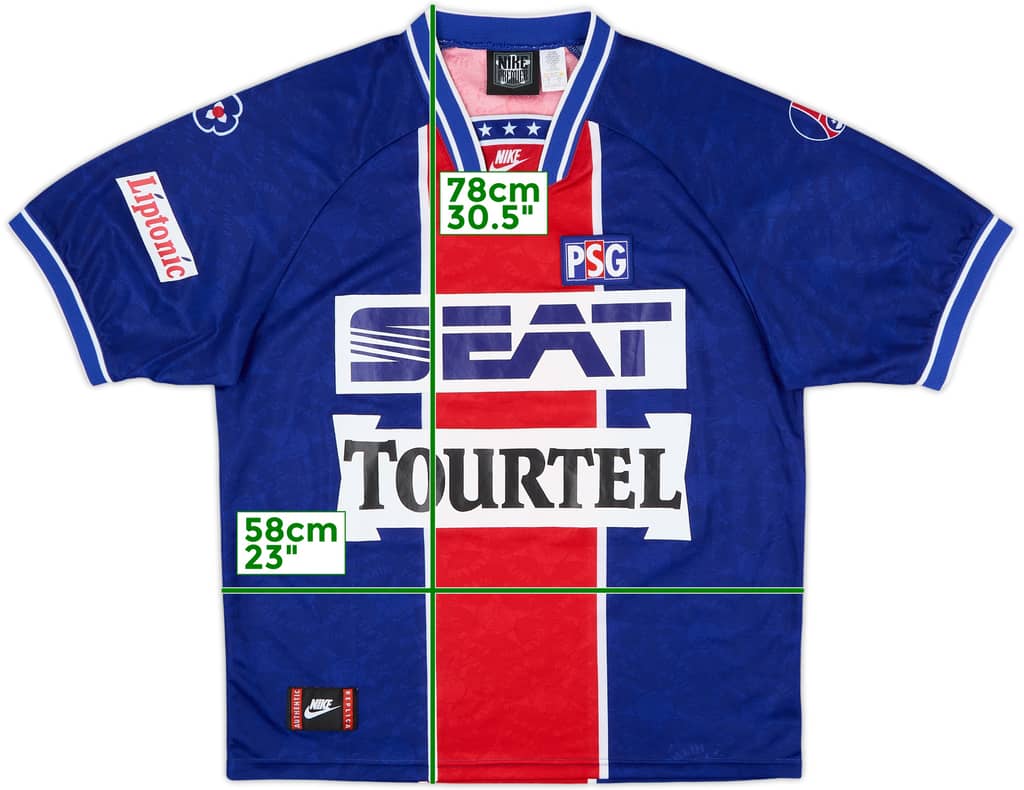 1994-95 Paris Saint-Germain Home Shirt - 9/10 - (XL)