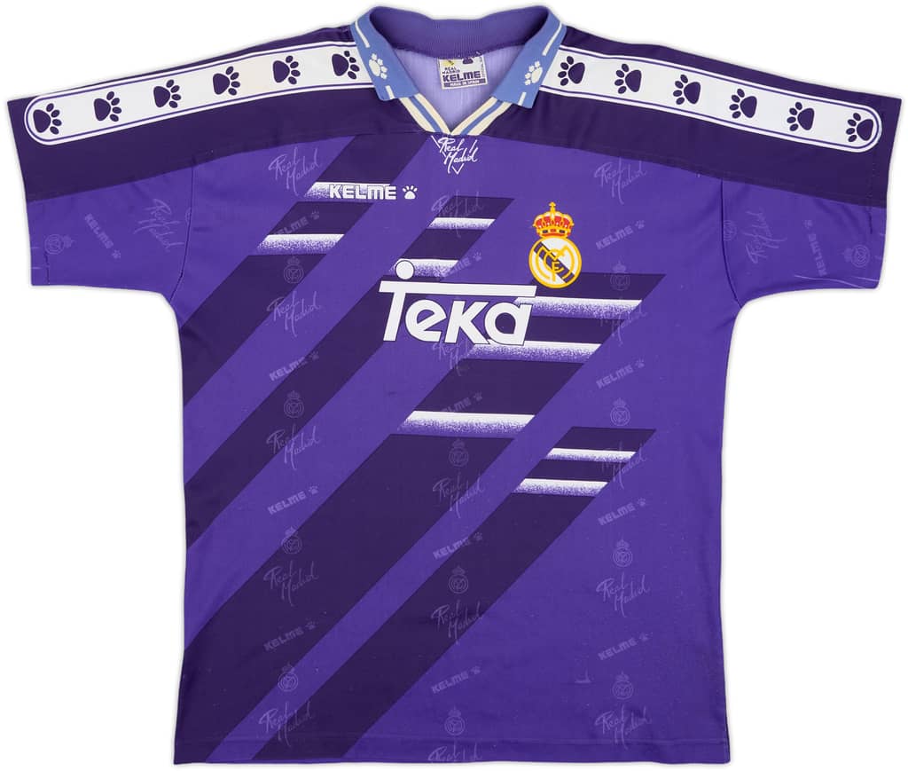 1994-96 Real Madrid Away Shirt - 7/10 - (L.Boys)