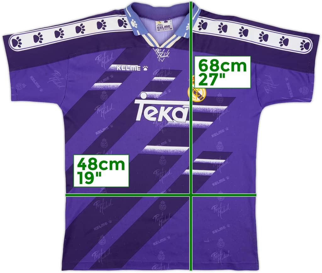 1994-96 Real Madrid Away Shirt - 7/10 - (L.Boys)