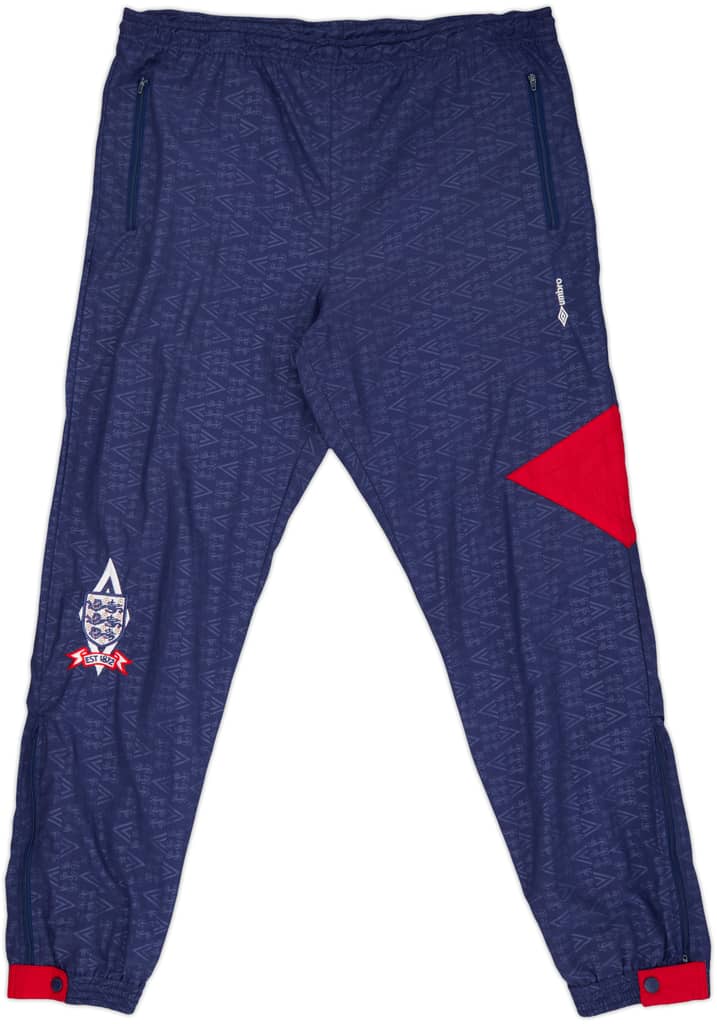 1990-92 England Umbro Track Bottoms - 10/10 - (L)