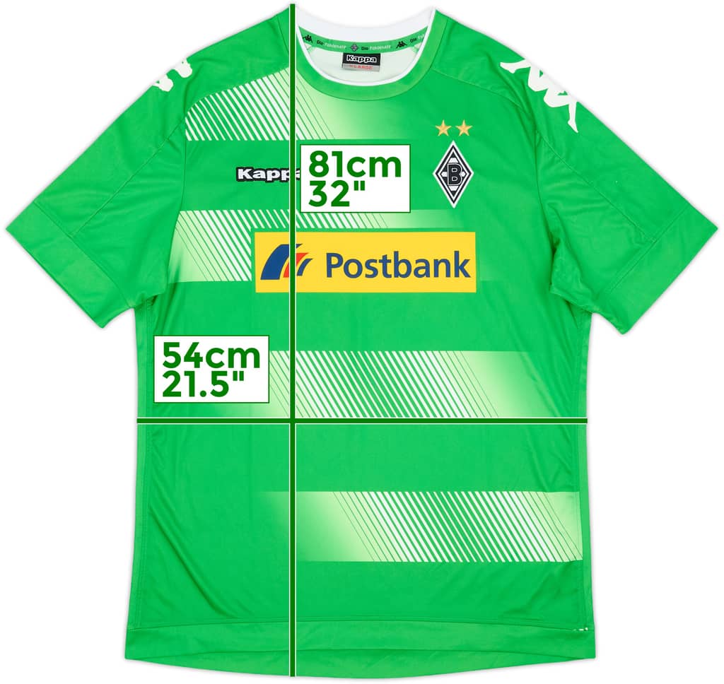 2016-17 Borussia Monchengladbach Away Shirt - 9/10 - (XL)