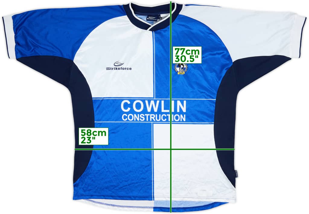 2003-04 Bristol Rovers Home Shirt - 8/10 - (XL)
