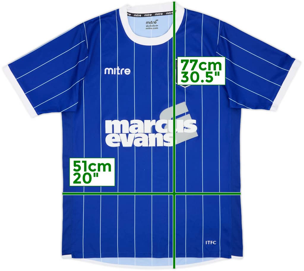 2008-09 Ipswich Home Shirt - 7/10 - (M)