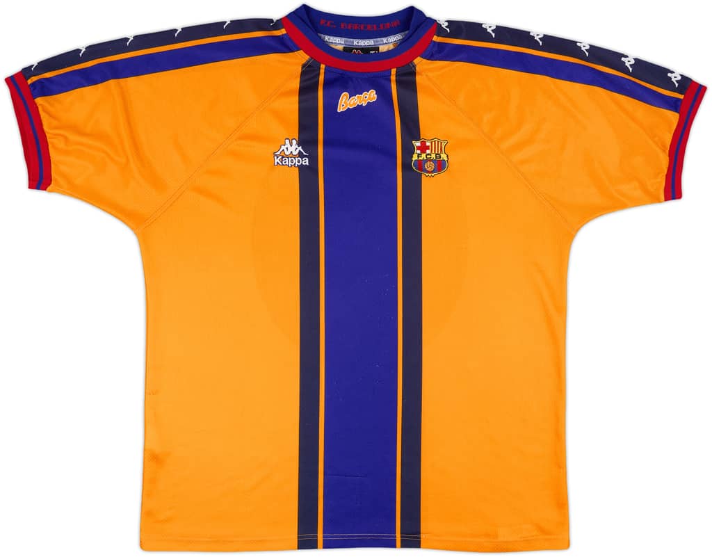 1997-98 Barcelona Away Shirt - 8/10 - (XL)