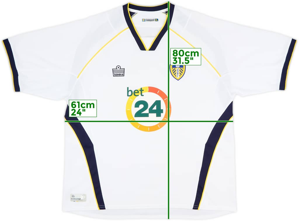 2006-07 Leeds United Home Shirt - 9/10 - (XL)