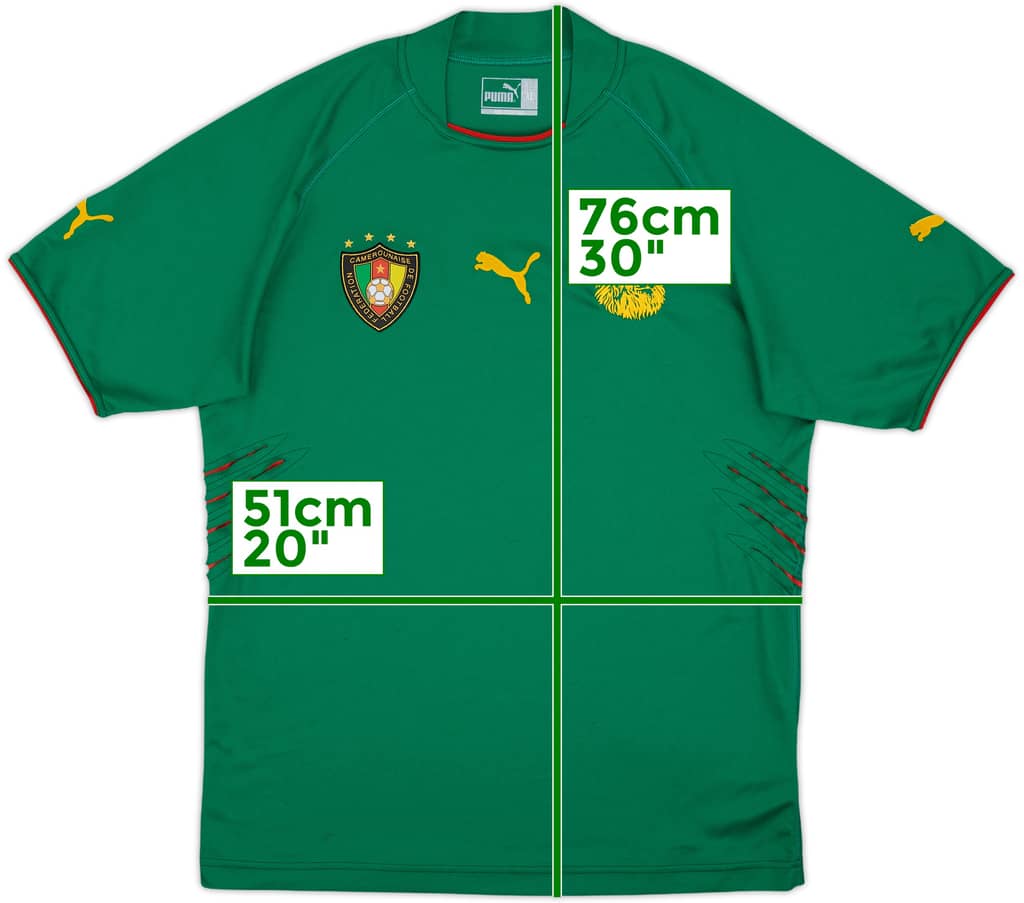2004-06 Cameroon Home Shirt - 8/10 - (XL)