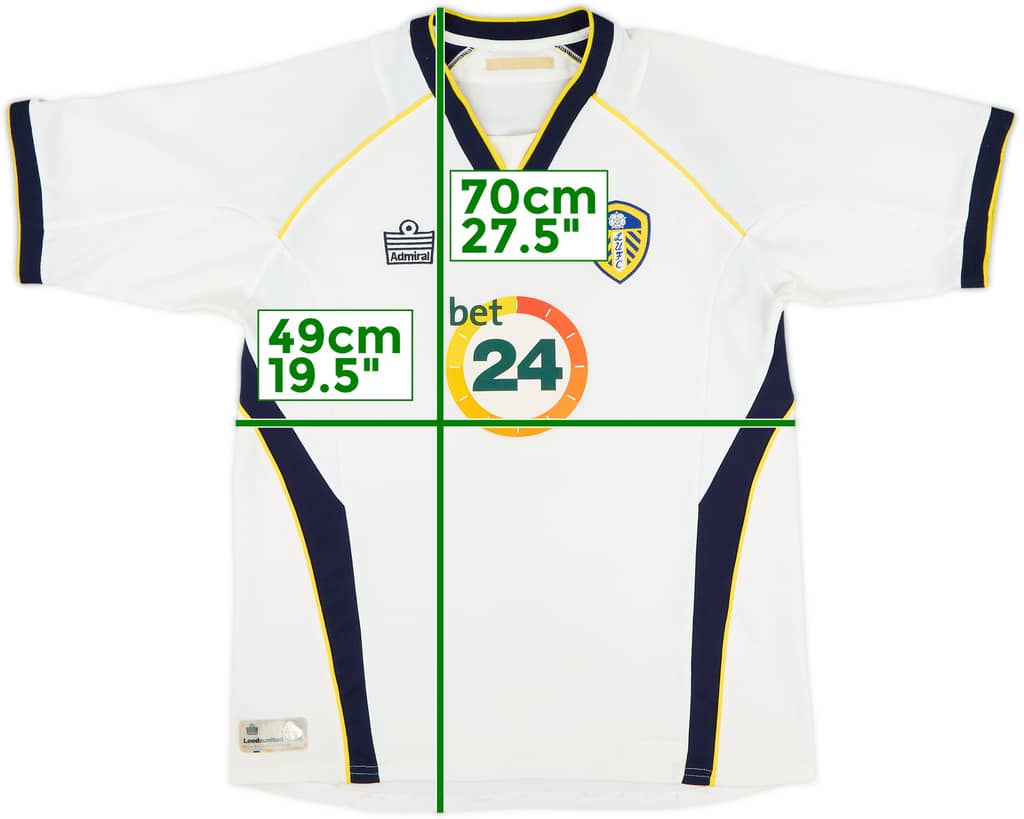 2006-07 Leeds United Home Shirt - 6/10 - (M)