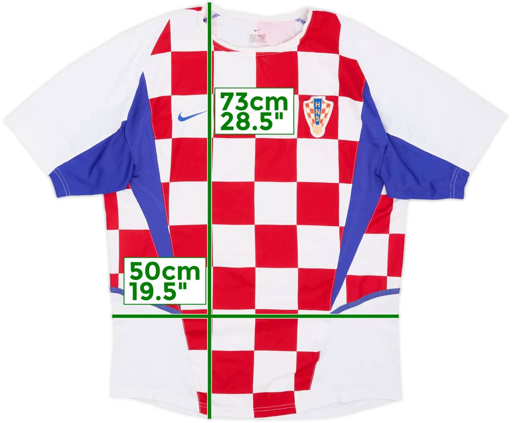2002-04 Croatia Home Shirt - 8/10 - (M)