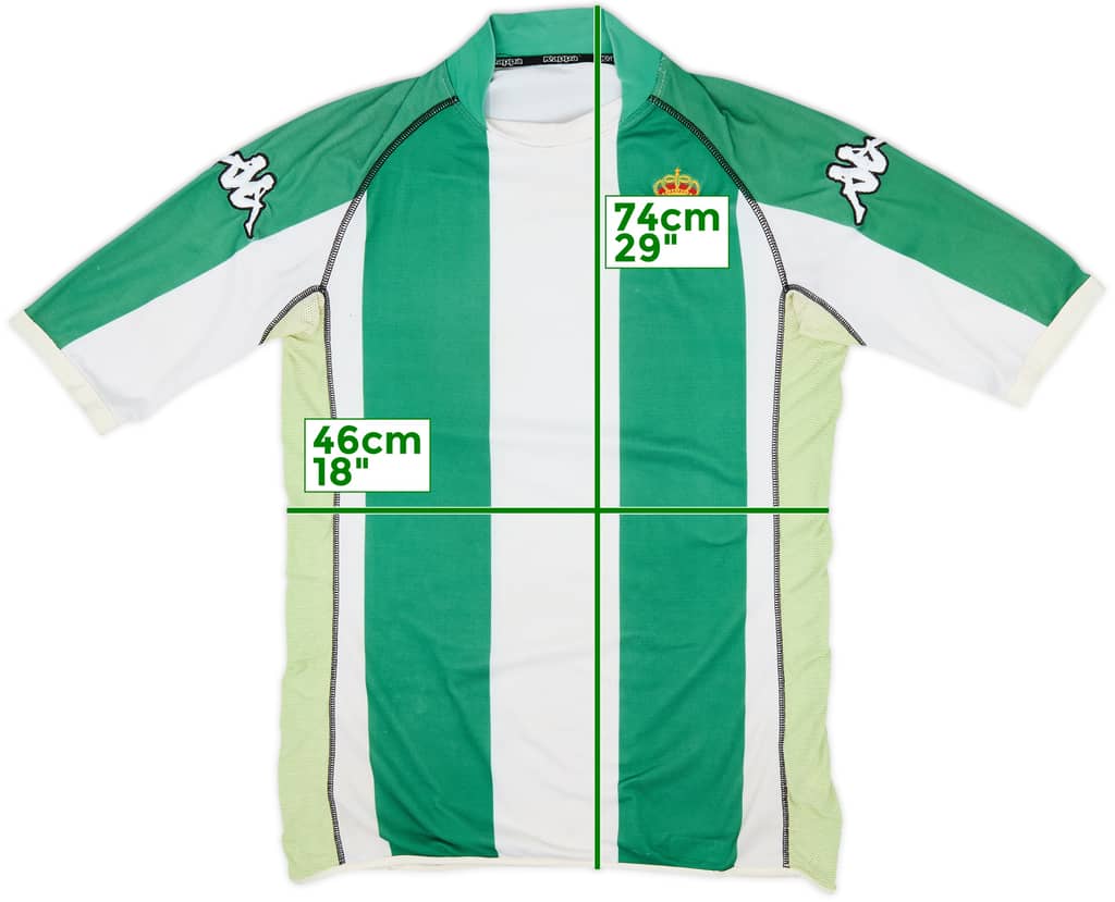 2002-03 Real Betis Home Shirt - 6/10 - (M)