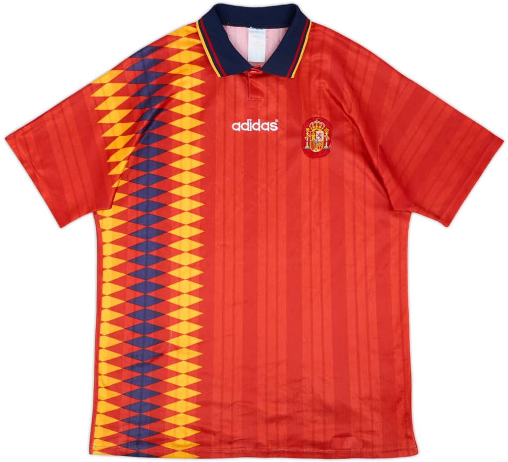 1994-96 Spain Home Shirt - 8/10 - (L)