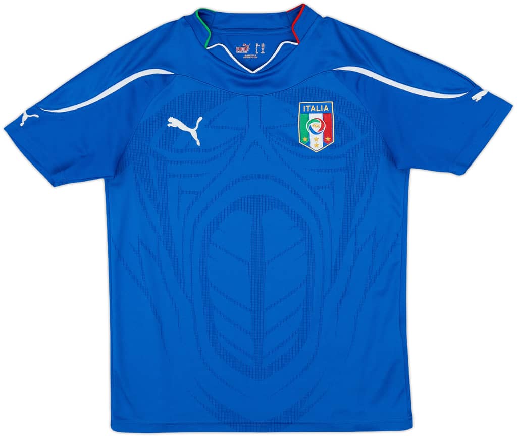 2010-12 Italy Home Shirt - 9/10 - (XL.Boys)