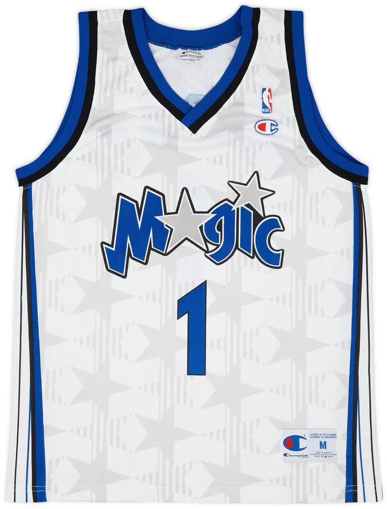 2000-03 Orlando Magic McGrady #1 Champion Home Jersey - 9/10 - (M)