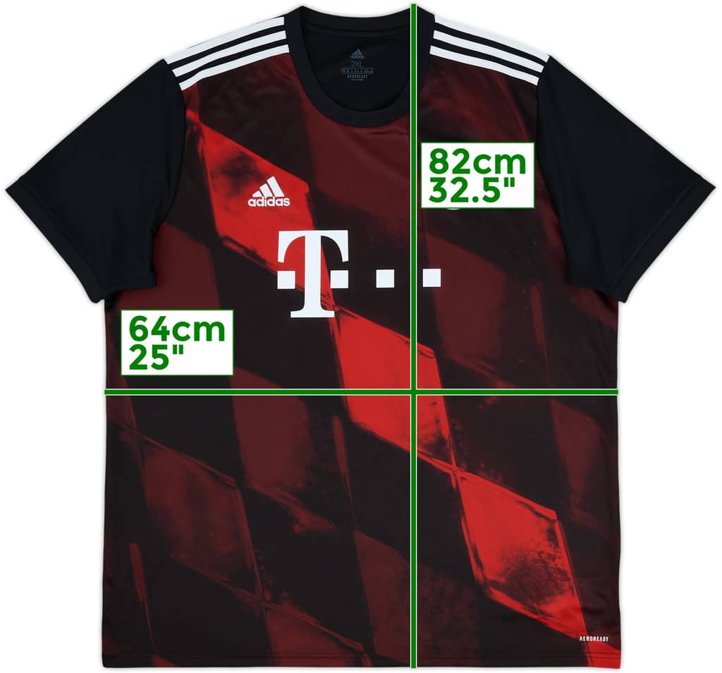 2020-21 Bayern Munich Third Shirt - 9/10 - (XXL)