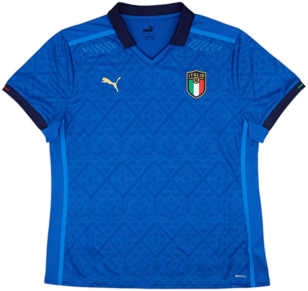 2020-21 Italy Authentic Home Shirt - 8/10 - (Women's XL)
