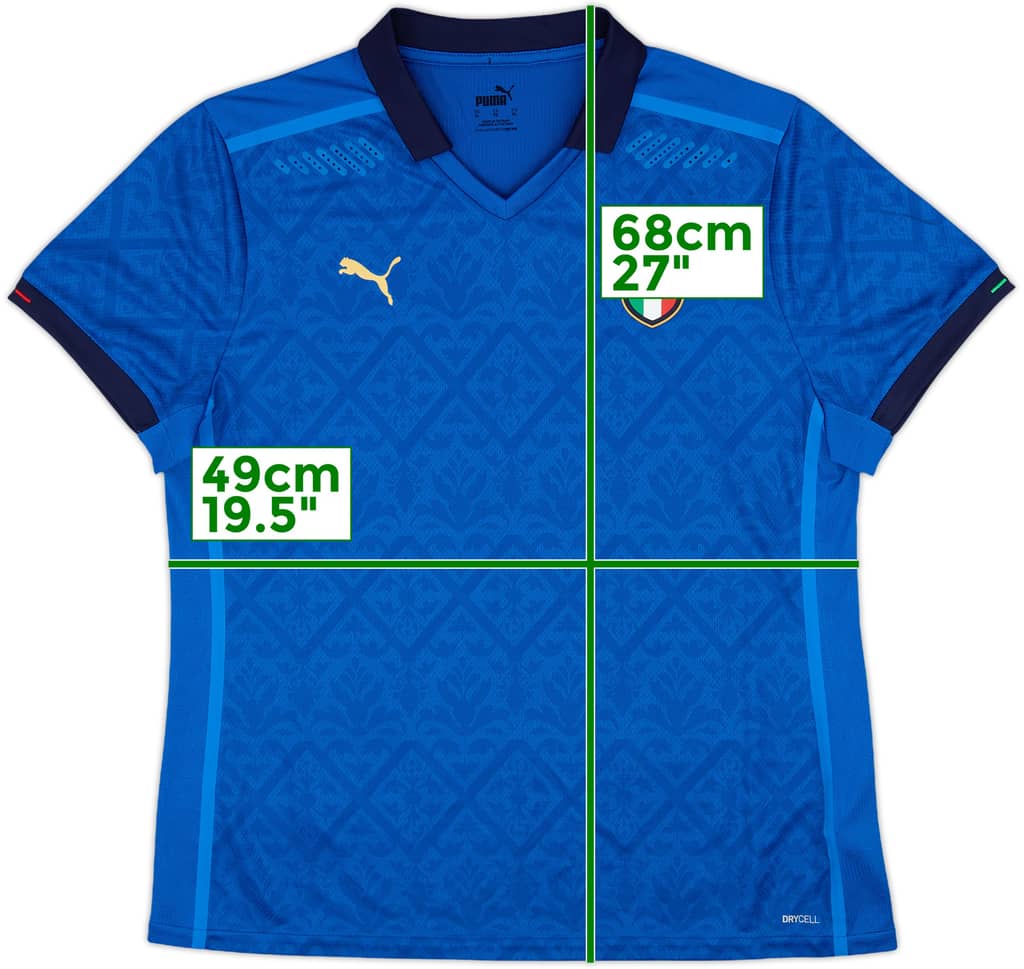 2020-21 Italy Authentic Home Shirt - 8/10 - (Women's XL)