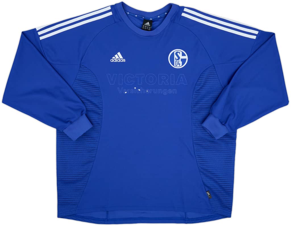 2002-04 Schalke Home L/S Shirt - 4/10 - (XXL)