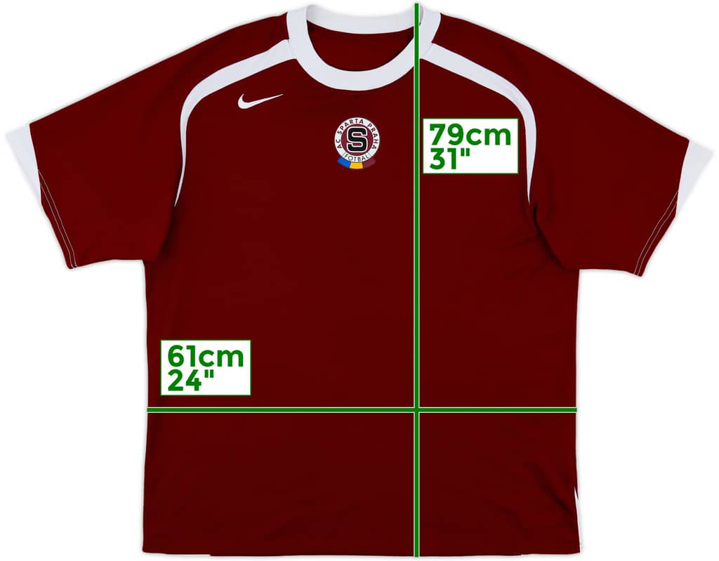 2006-07 Sparta Prague Basic Home Shirt - 8/10 - (XL)