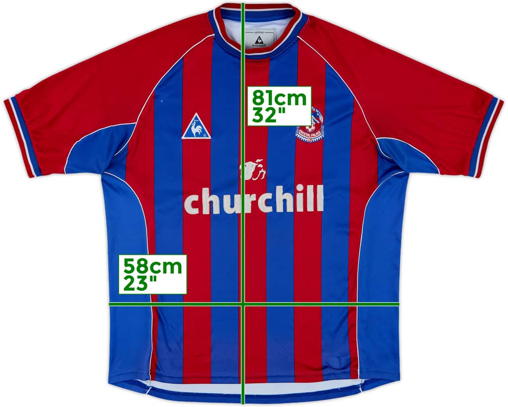 2001-02 Crystal Palace Home Shirt - 6/10 - (XXL)