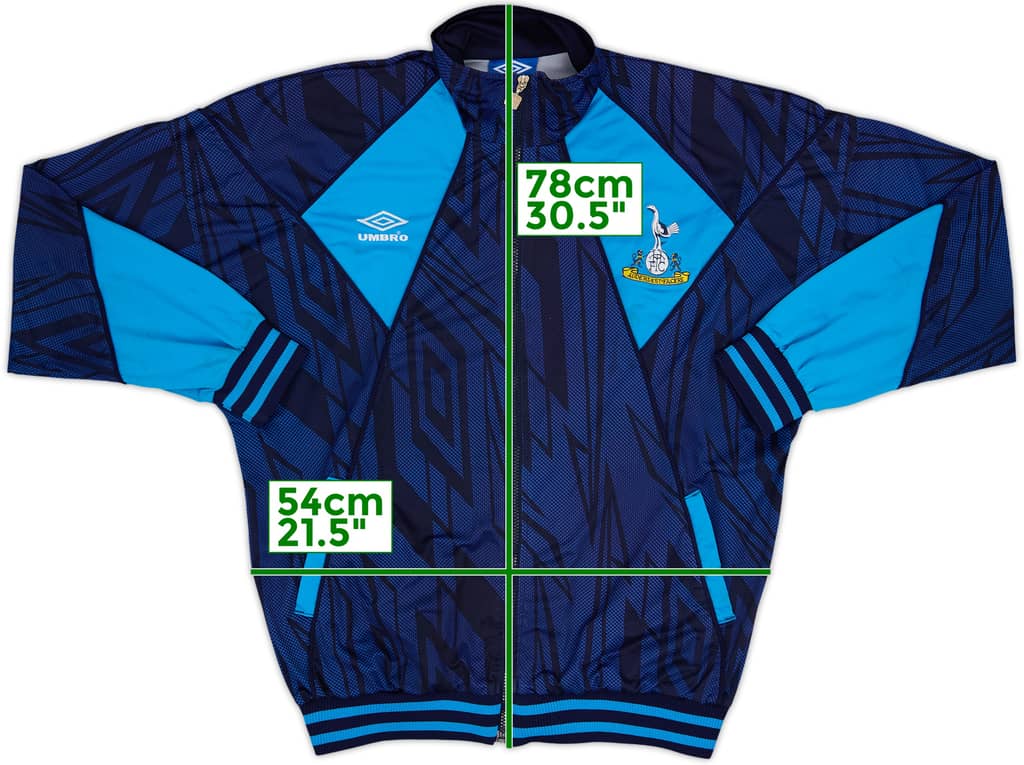 1993-94 Tottenham Umbro Track Jacket - 8/10 - (M)