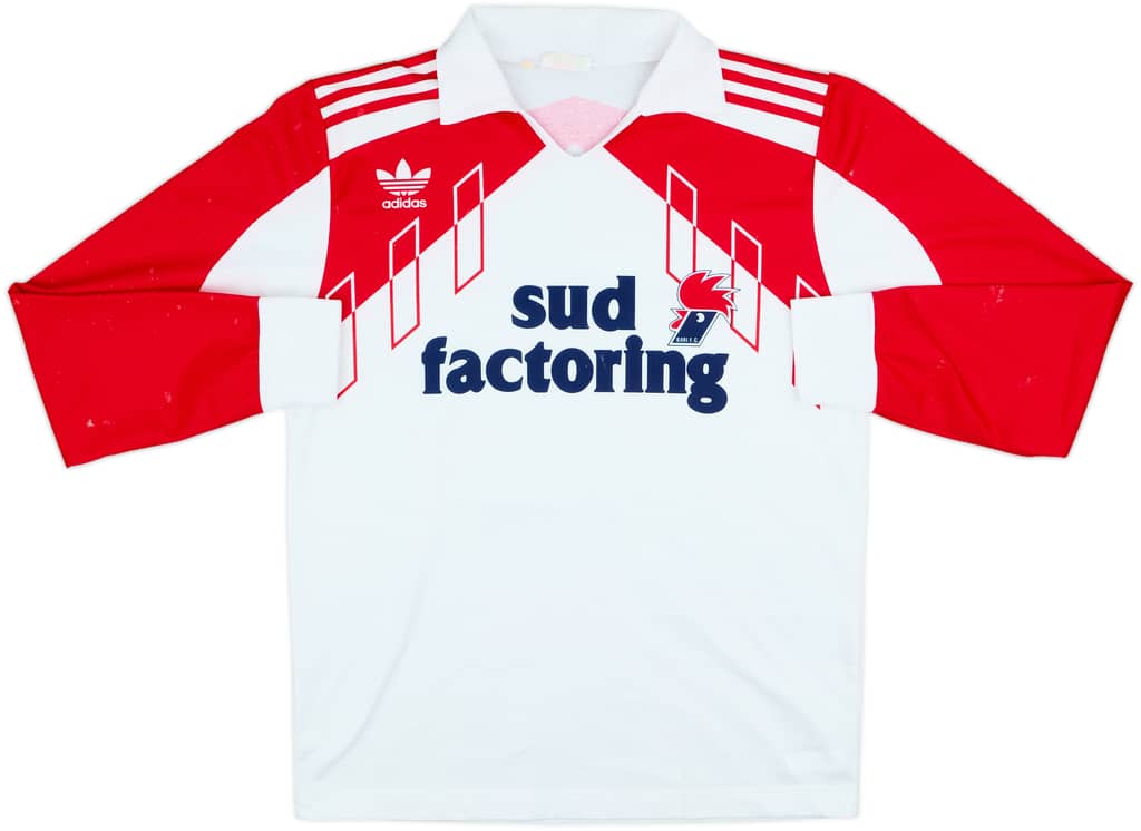 1990-91 Bari Home L/S Shirt - 7/10 - (L)