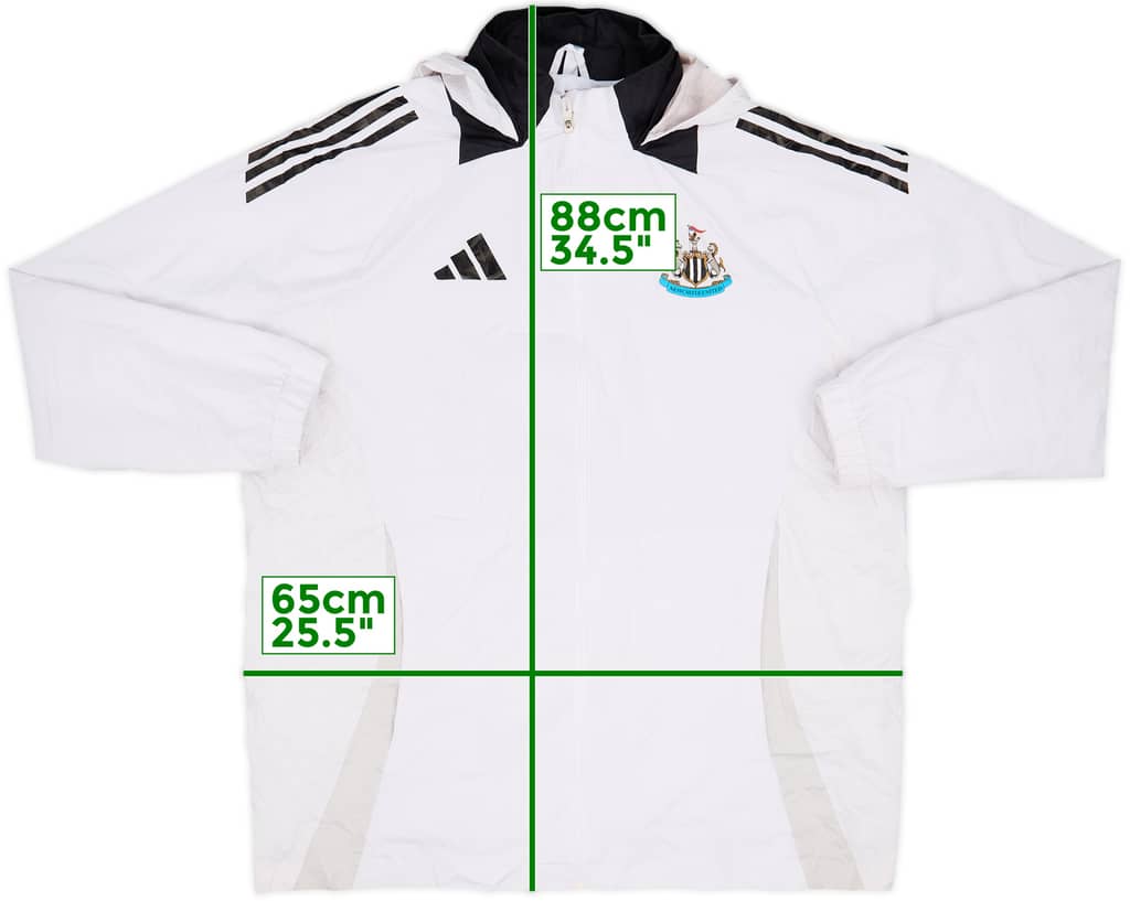 2024-25 Newcastle adidas Track Jacket - 7/10 - (XL)