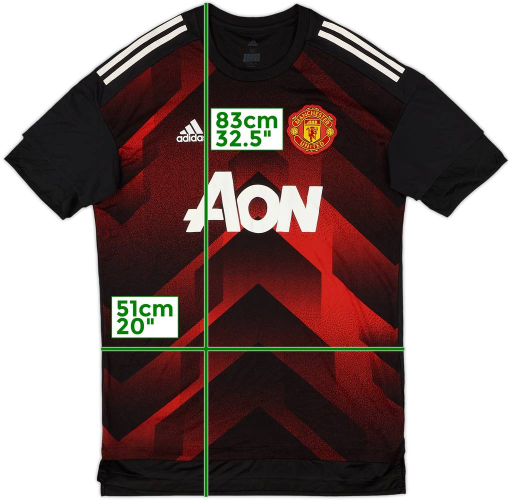 2017-18 Manchester United adidas Training Shirt - 7/10 - (M)