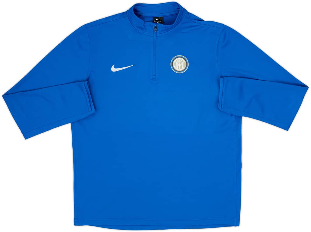 2016-17 Inter Milan Nike 1/4 Zip Drill Top - 5/10 - (L)
