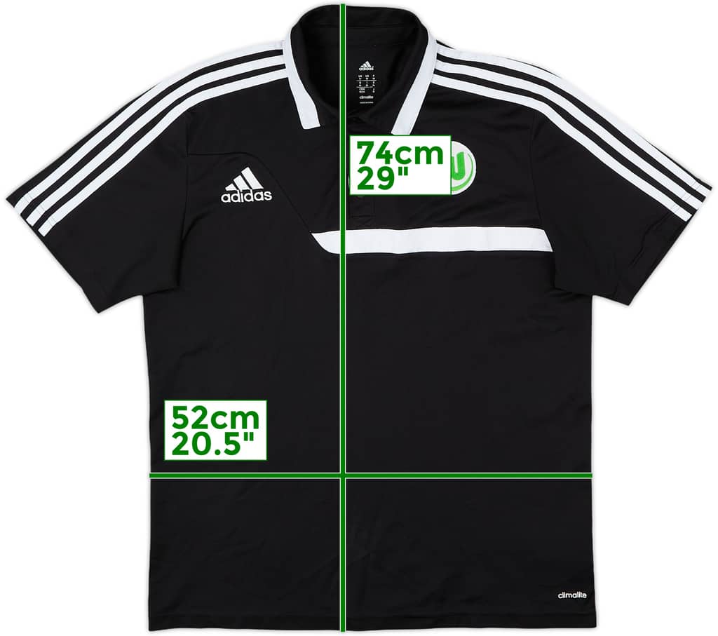 2013-14 Wolfsburg adidas Polo Shirt - 10/10 - (M)