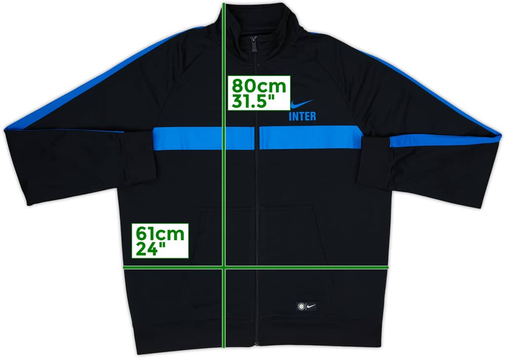 2016-17 Inter Milan Nike Track Jacket - 9/10 - (XL)