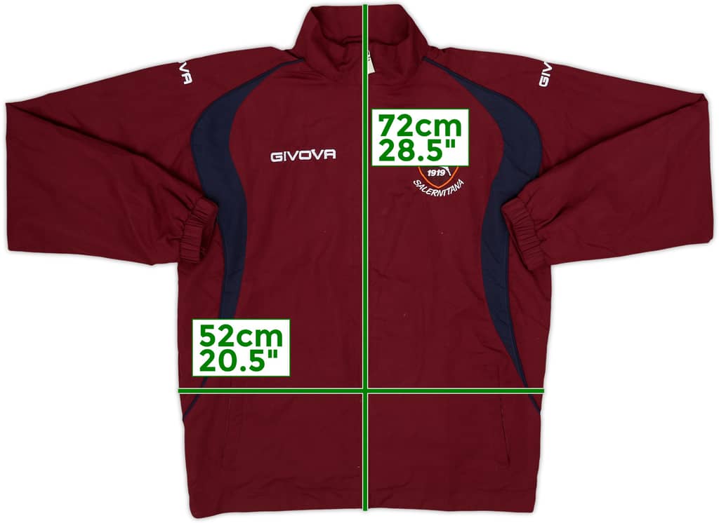 2010-11 Salernitana Givova Track Jacket - 8/10 - (S)