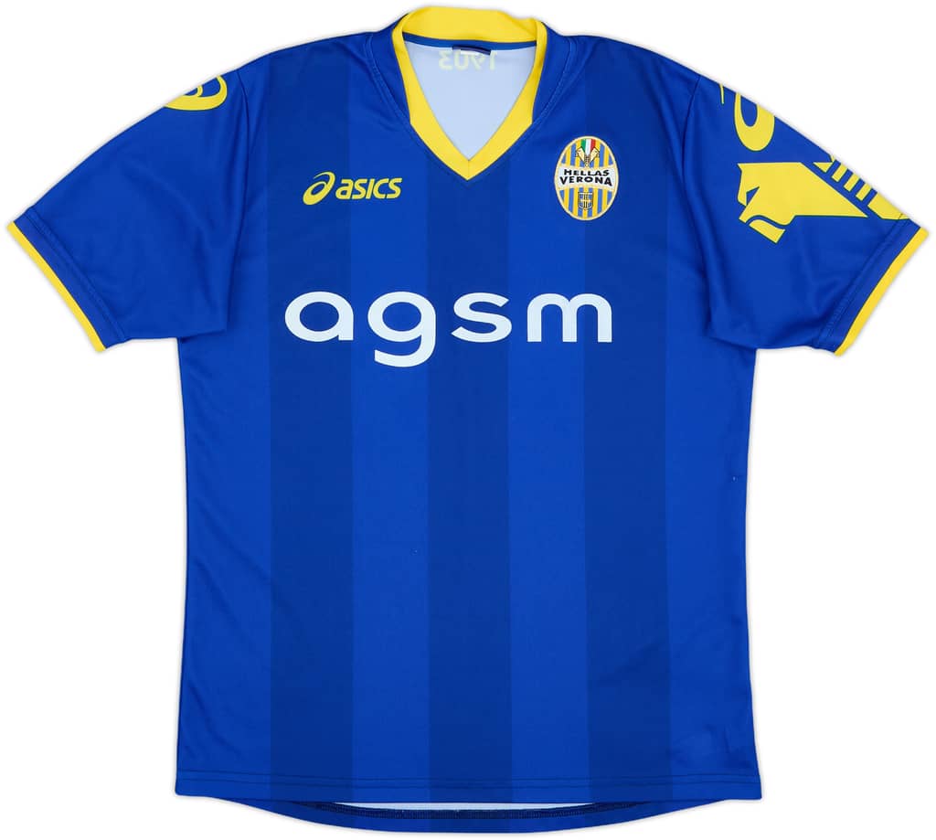 2012-13 Hellas Verona Home Shirt - 9/10 - (M)