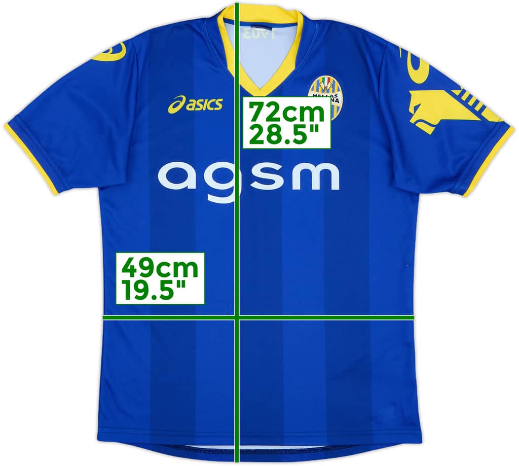 2012-13 Hellas Verona Home Shirt - 9/10 - (M)