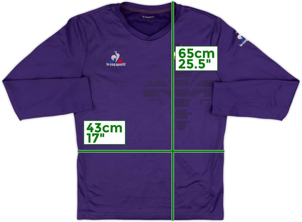 2015-16 Fiorentina Le Coq Sportif Training L/S Shirt - 6/10 - (M)