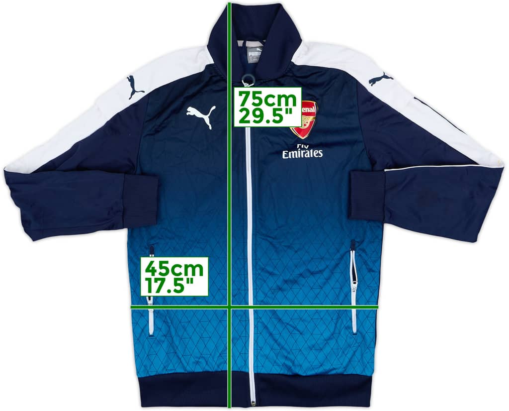 2015-16 Arsenal Puma Track Jacket - 5/10 - (S)