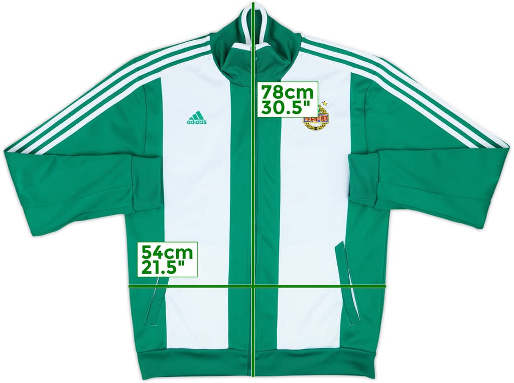 2010-11 Rapid Vienna adidas Track Jacket - 6/10 - (L)