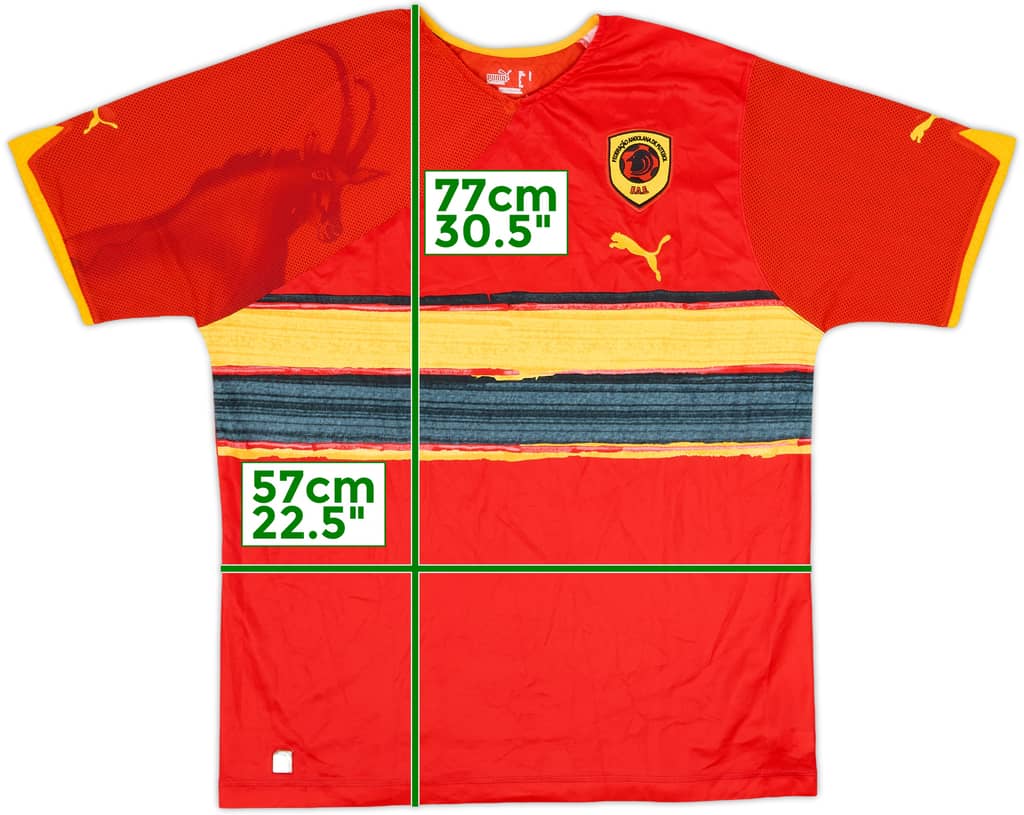 2010 Angola Home Shirt - 10/10 - (L)