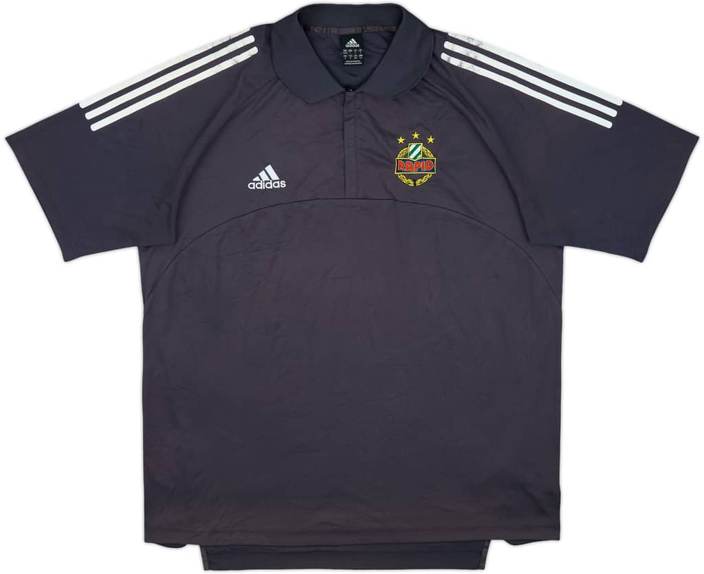 2003-04 Rapid Vienna adidas 1/4 Zip Training Shirt - 5/10 - (L/XL)