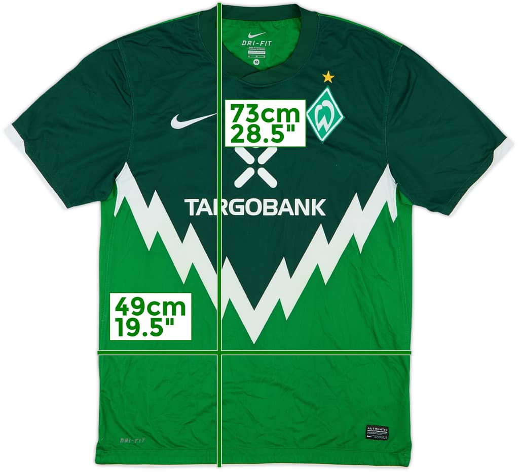 2010-11 Werder Bremen Home Shirt - 6/10 - (M)