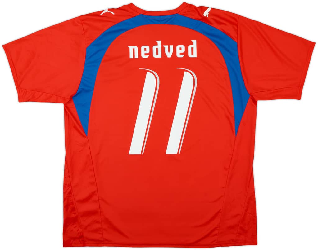 2006-08 Czech Republic Basic Home Shirt Nedved #11