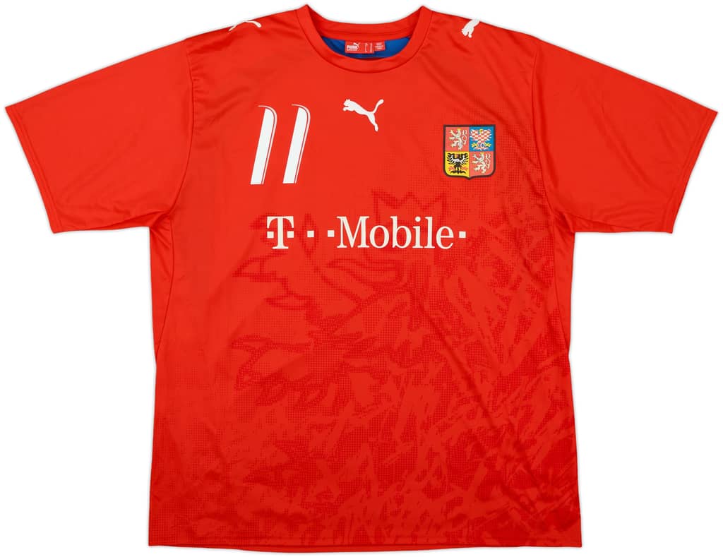 2006-08 Czech Republic Basic Home Shirt Nedved #11