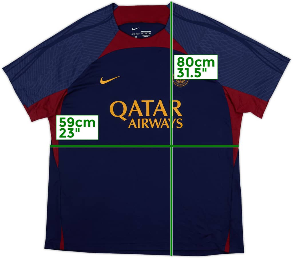 2023-24 Paris Saint-Germain Nike Training Shirt - 6/10 - (XXL)