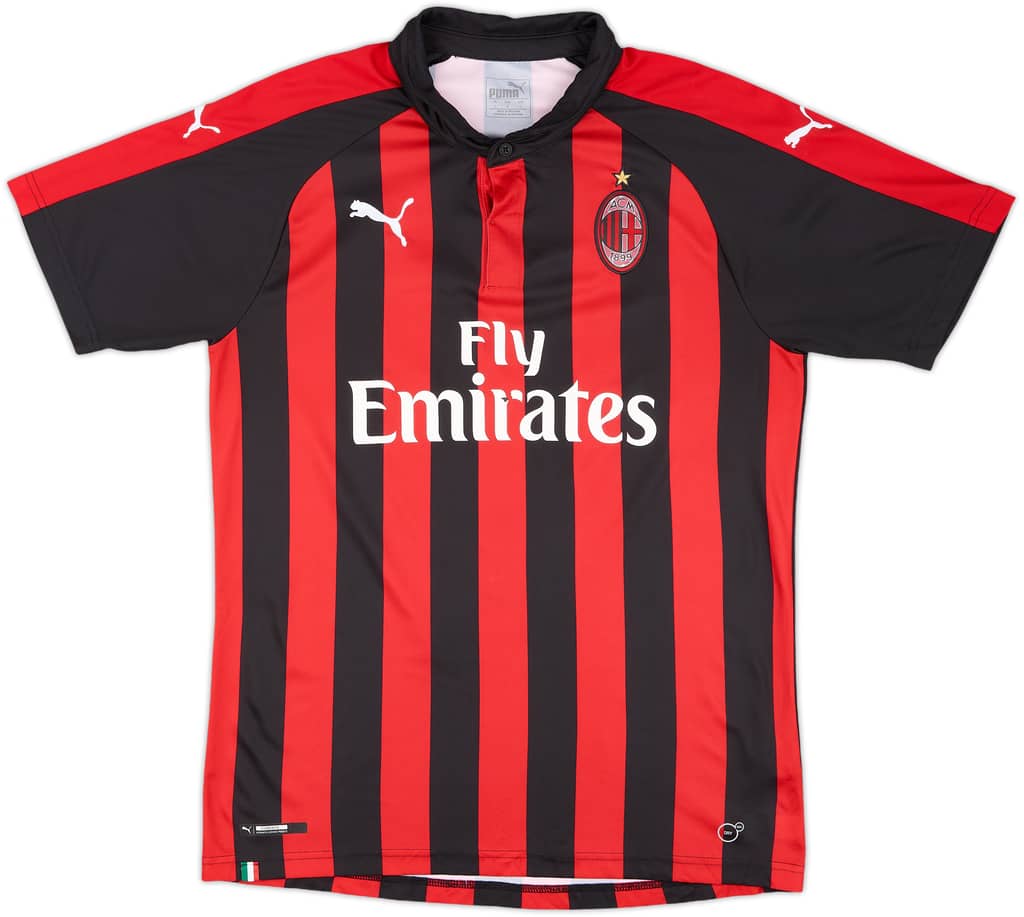 2018-19 AC Milan Home Shirt - 4/10 - (L)