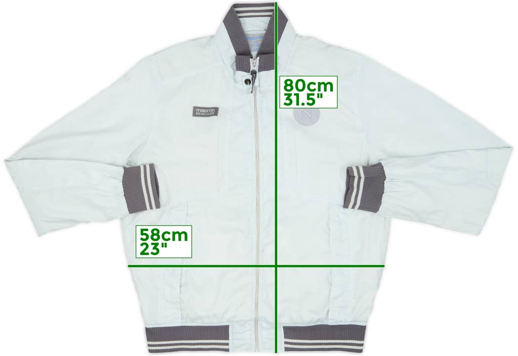 Chaqueta de chándal Macron del Napoli 2011-12 - 10/10 - (3XL)