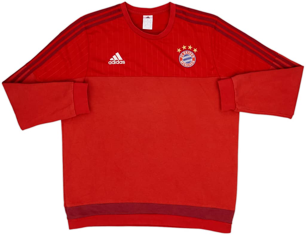 2015-16 Bayern Munich adidas Sweat Top - 7/10 - (XL)