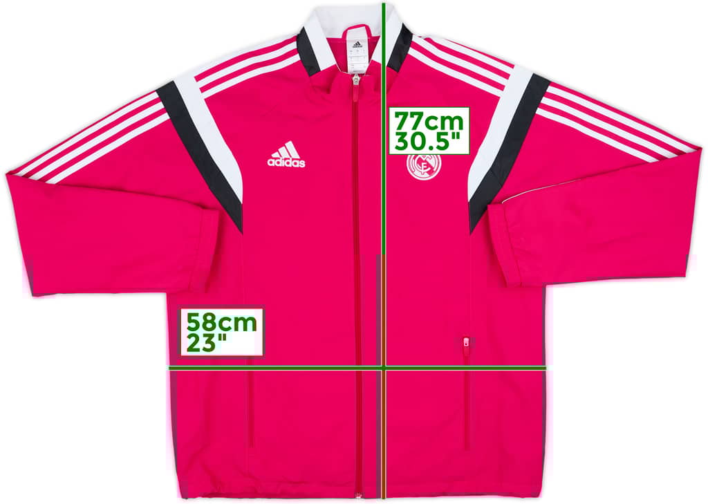 2014-15 Real Madrid adidas Track Jacket - 8/10 - (L)