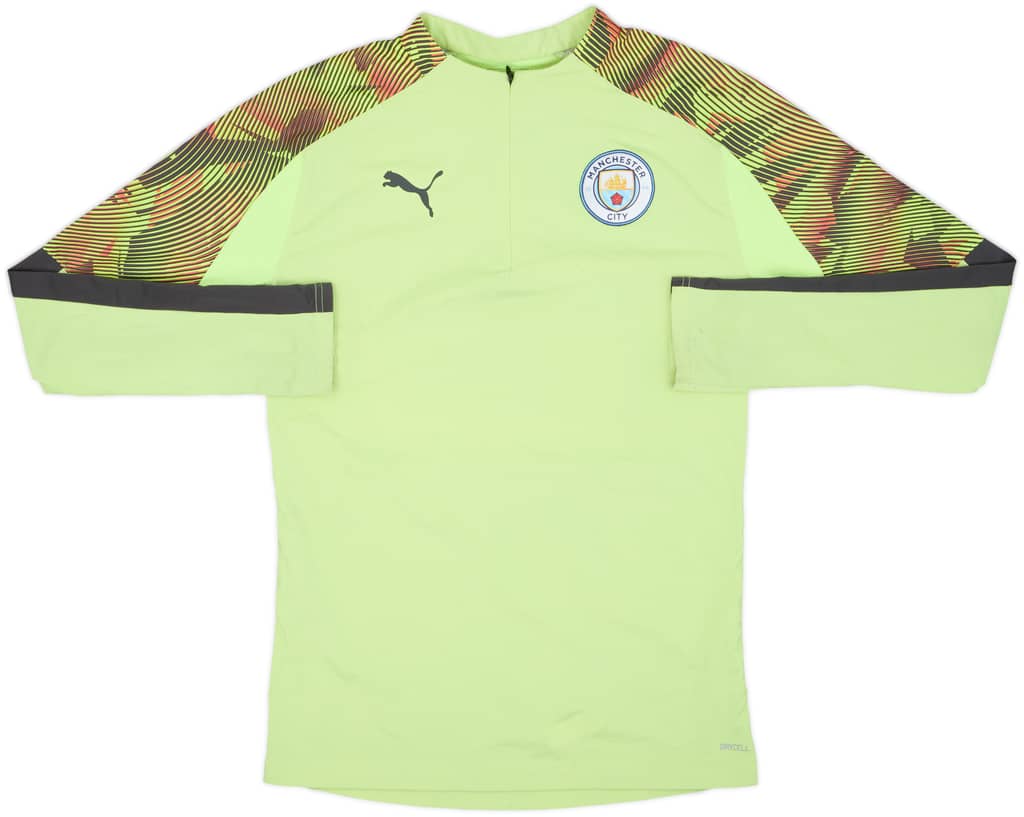 2019-20 Manchester City Puma 1/4 Zip Drill Top - 7/10 - (S)